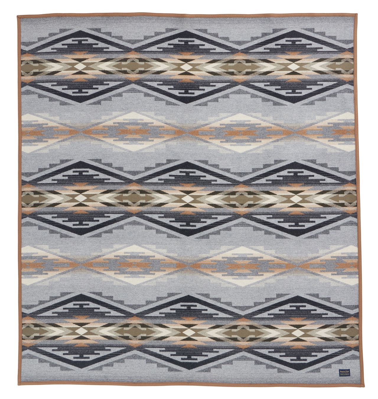 Pendleton - Jacquard Unnapped Wool Blanket - Tumalo Ridge