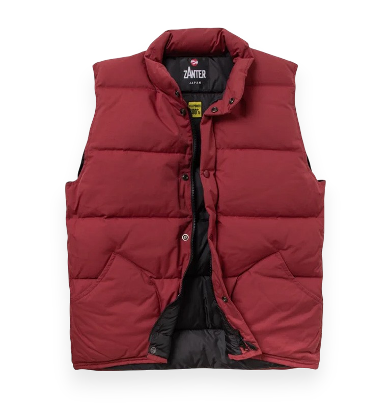 Zanter - 6712 Original Down Vest - Burgundy