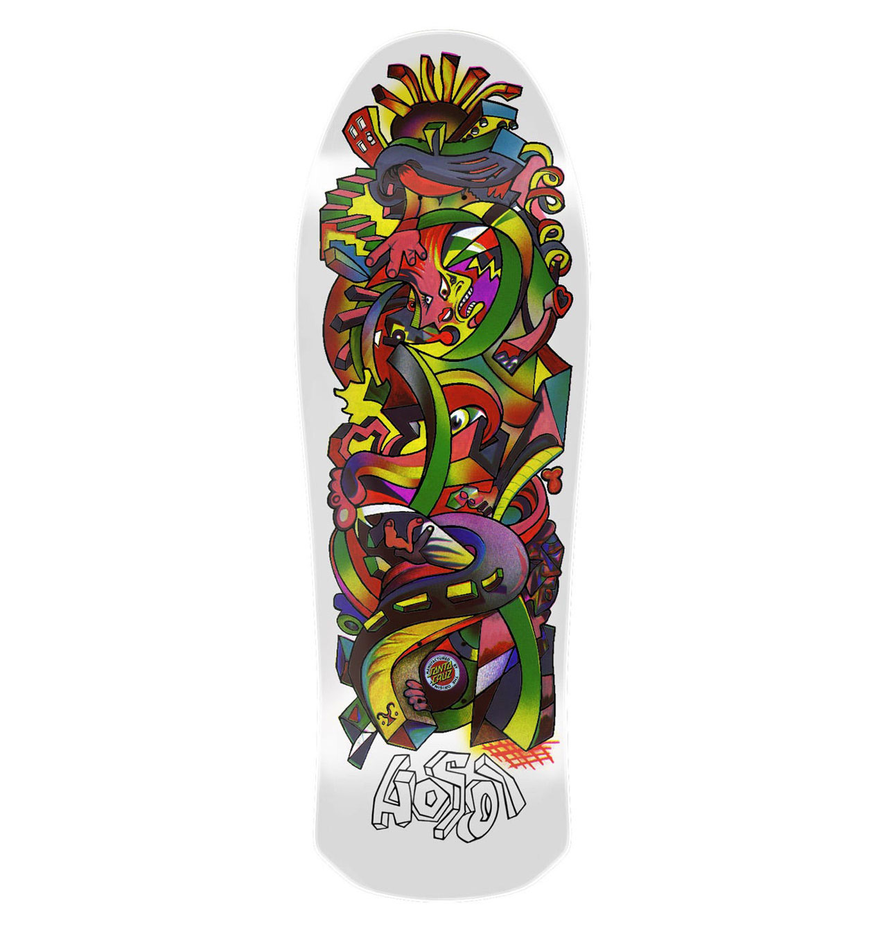 Santa Cruz - Hosoi Picasso Reissue Skateboard Deck - 10.26´