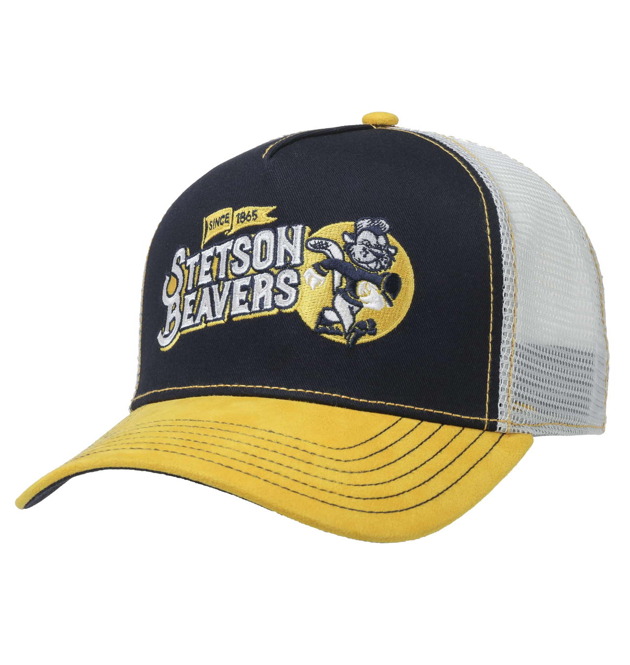 Stetson - Football Beavers Trucker Cap - Grey/Blue