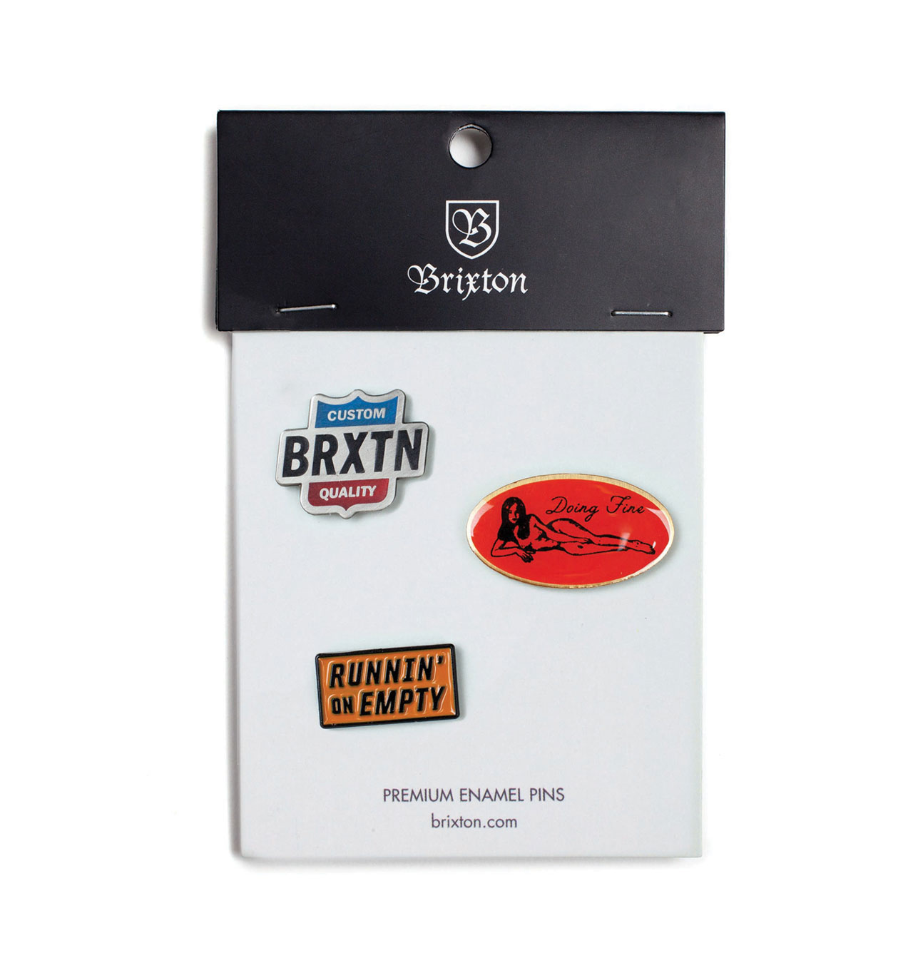 Brixton - Garth Pin Pack X 3