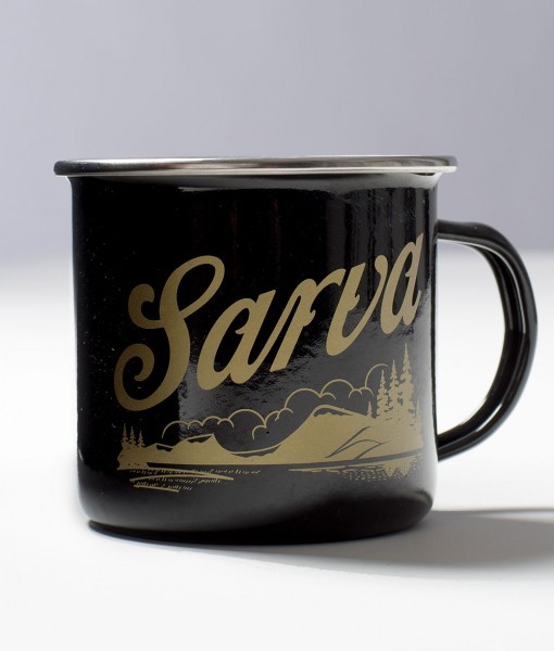 Sarva - Enamel Cup - Black