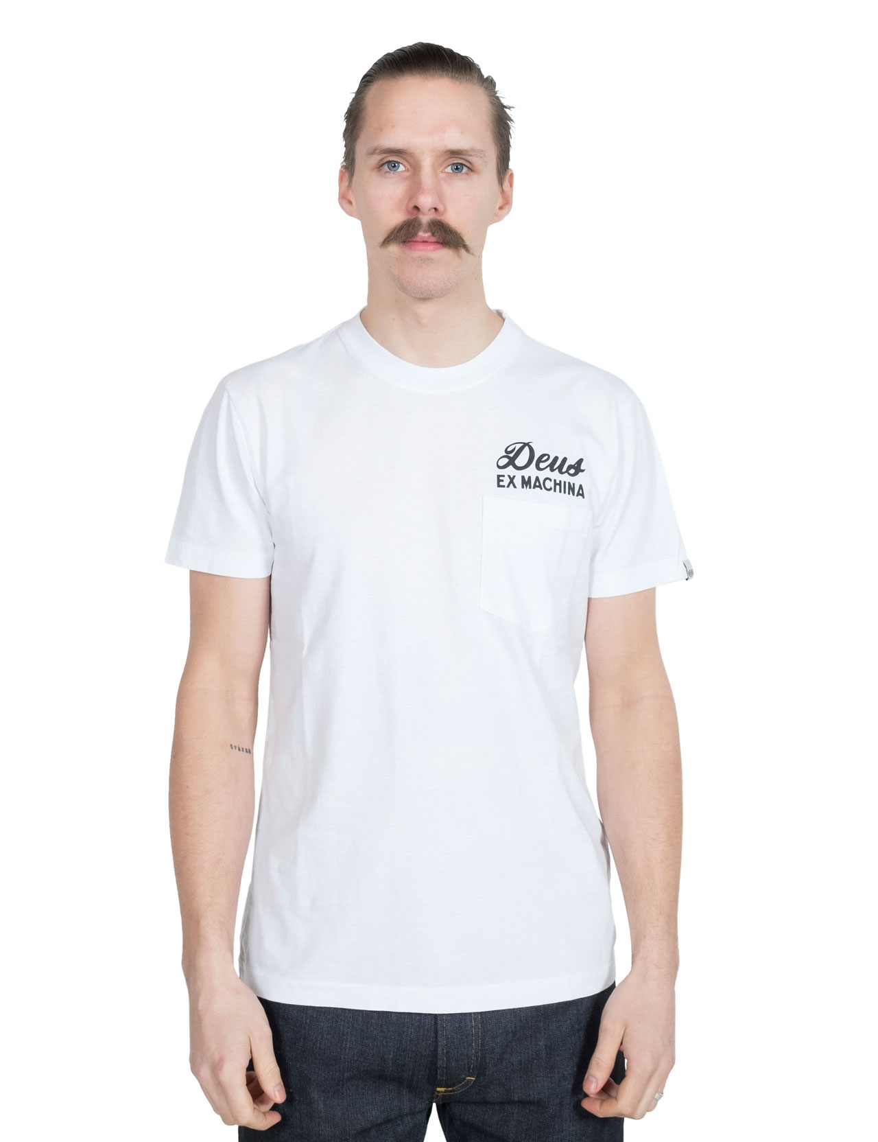 Deus - Venice Address Pocket Tee - White