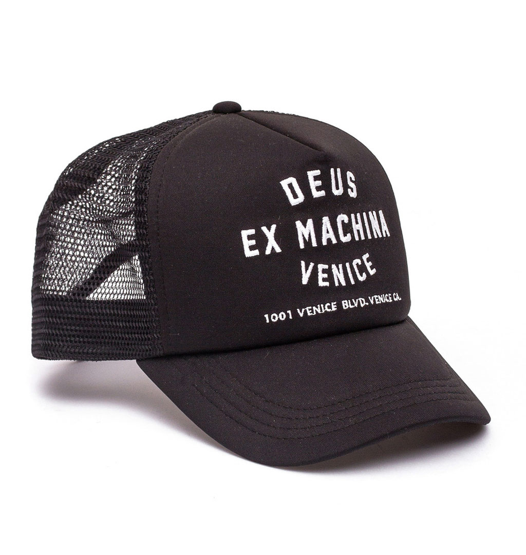 Deus - Venice Adress Trucker Cap - Black