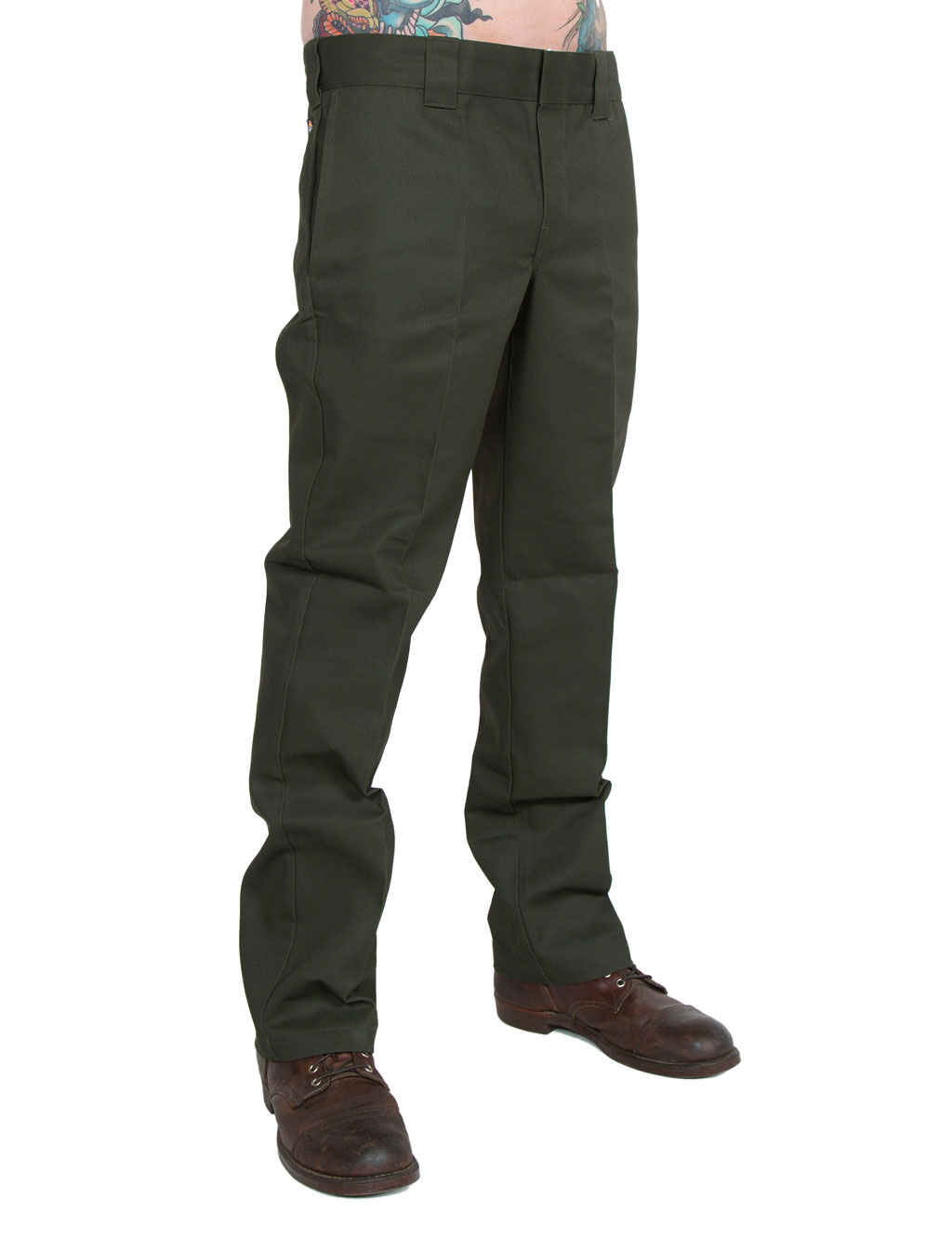 Dickies - 873 Slim Straight Regular Waist Work Pant - Olive Green