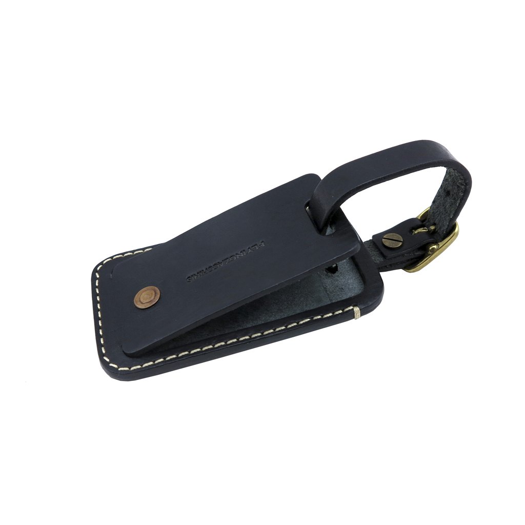 Flying Zacchinis - Dion Luggage Tag - Black