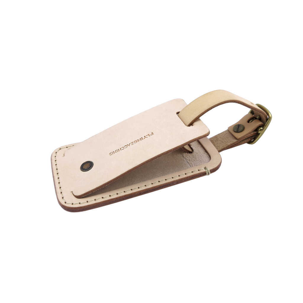 Flying Zacchinis - Dion Luggage Tag - Natural