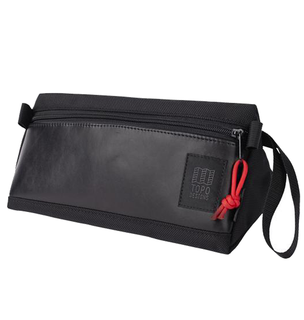 TOPO Designs - Dopp Kit Leather - Black