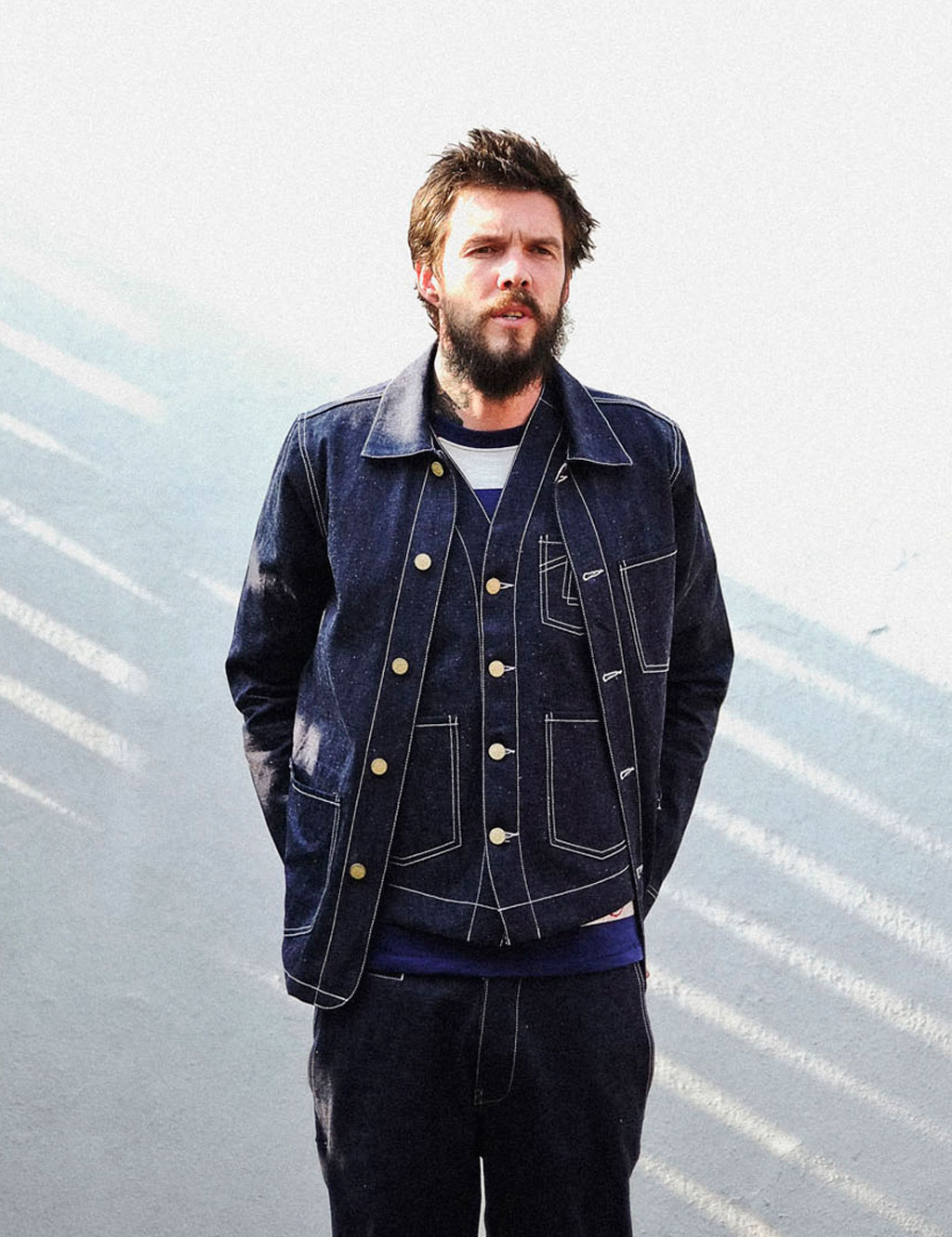 Eat Dust - Service Vest Painter Denim 