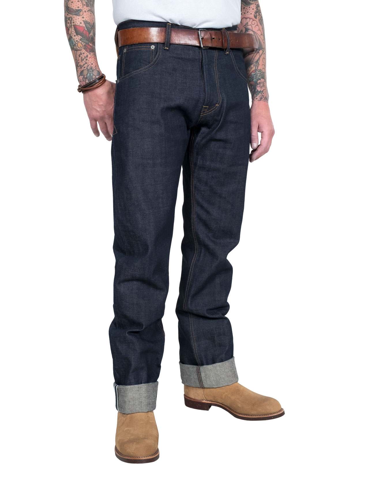 Eat Dust - Fit 67 Raw Selvage Jeans - Indigo