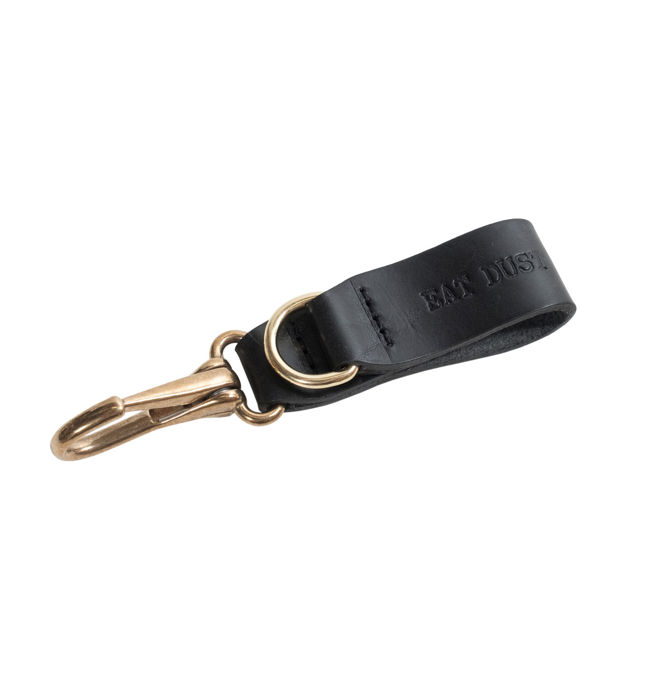 Eat Dust - Leather Key Fob - Black