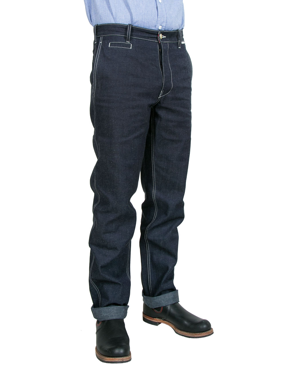 Eat Dust - Service Chino Painter Denim - Indigo Blue