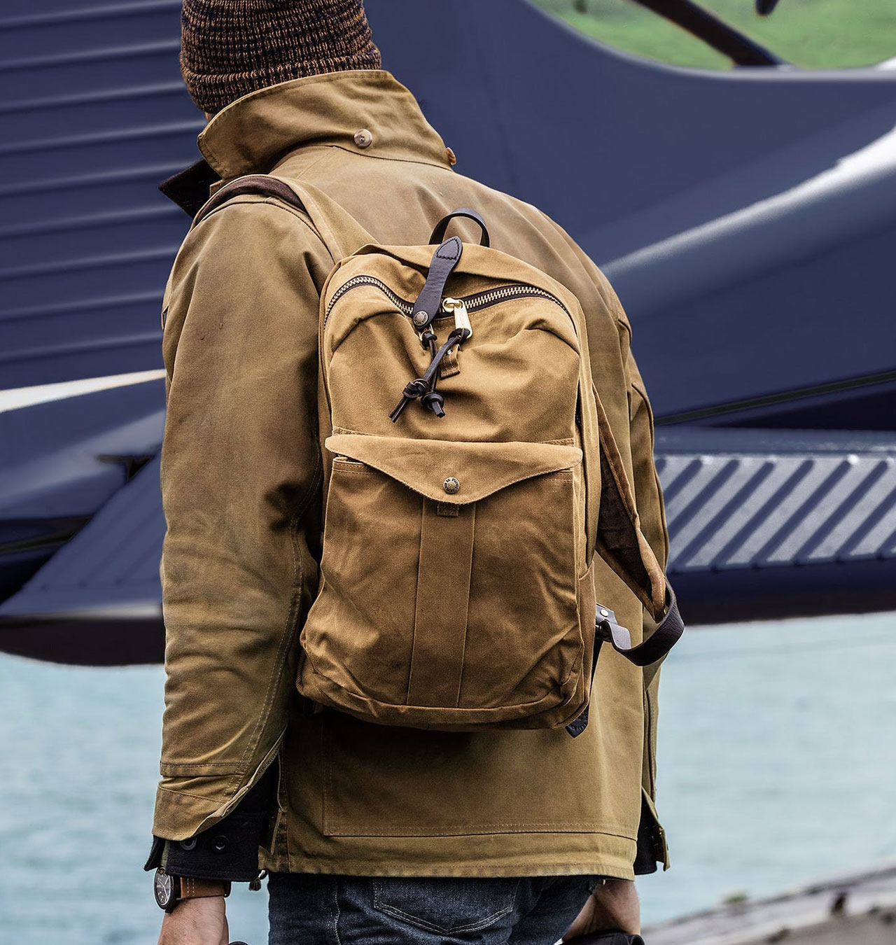Filson Journeyman Backpack Tan - Main Image