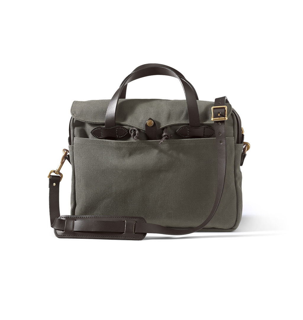 Filson - Rugged Twill Original Briefcase - Otter Green