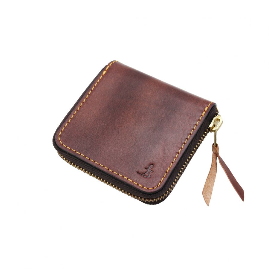 Flying Zacchinis - Highway 61 Leather Wallet - D Brown