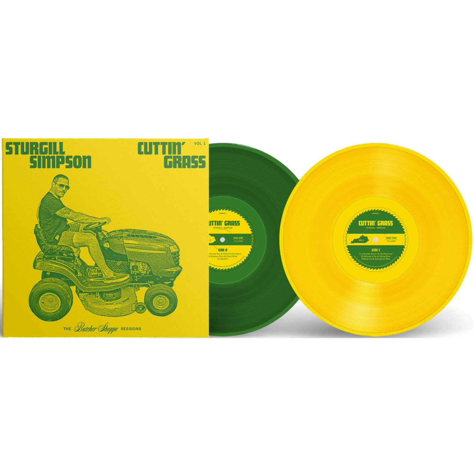 Sturgill Simpson - Cuttin´ Grass (Ltd. Green + Yellow Vinyl) - 2 x LP