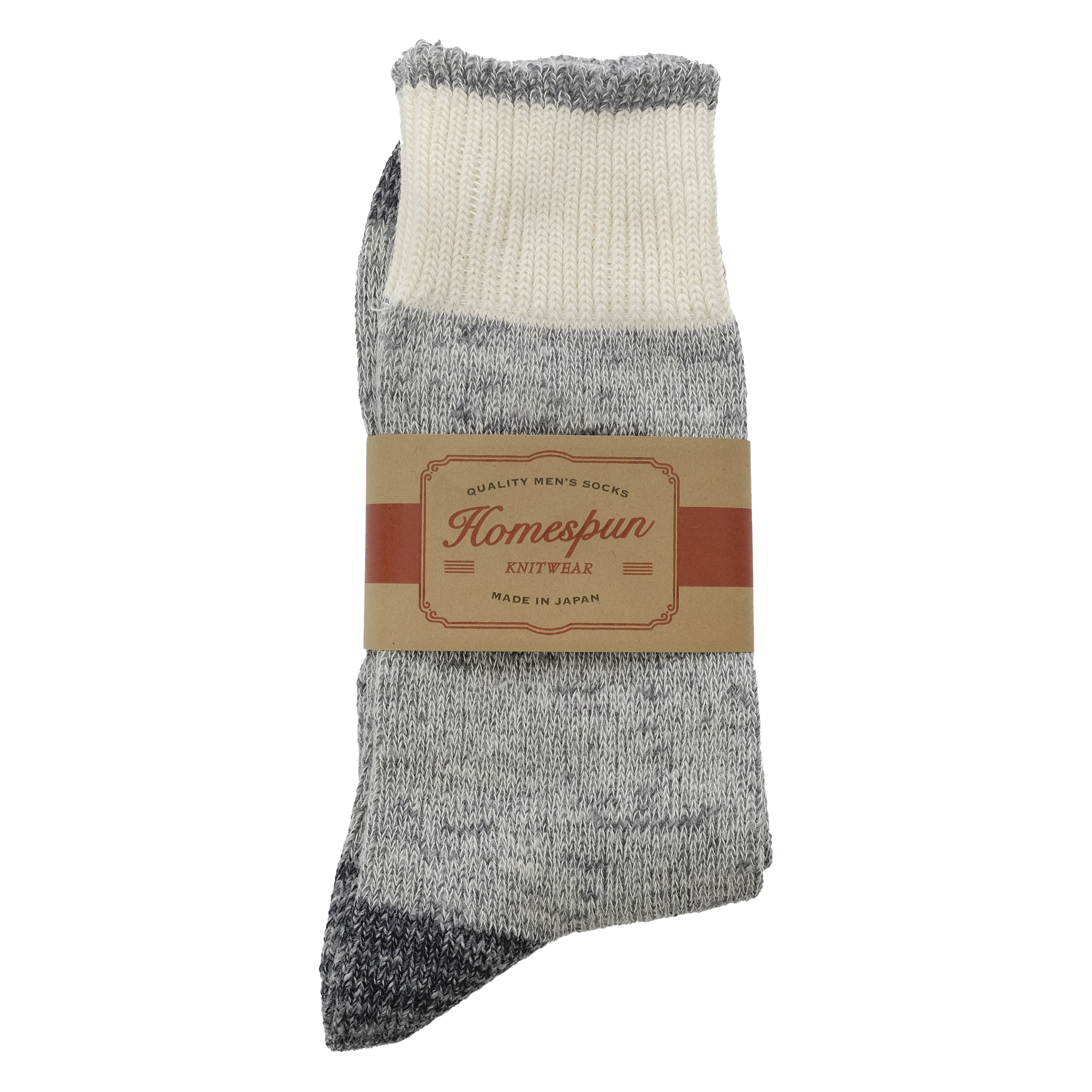 Homespun Knitwear - Lot 011 Dustbowl Work Socks - Grey