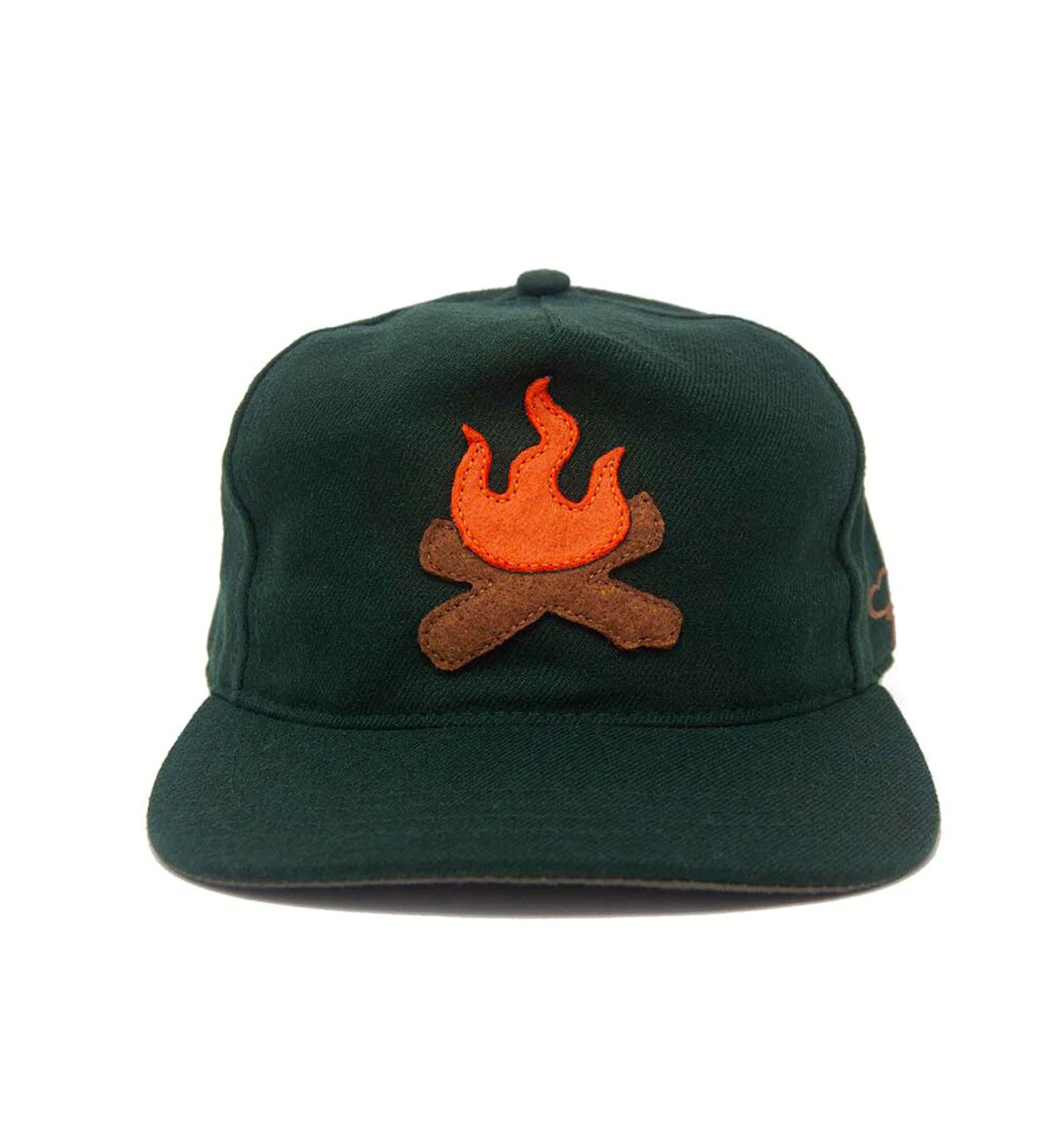 The Ampal Creative - Campfire Strapback Cap - Dark Green