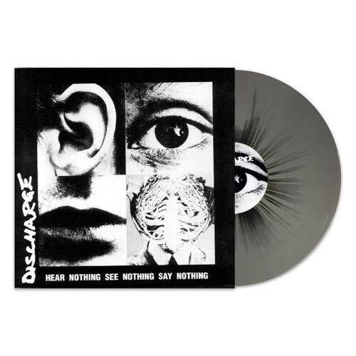 Discharge - Hear Nothing, See Nothing, Say Nothing (Grey/Black Clear Vinyl) - LP