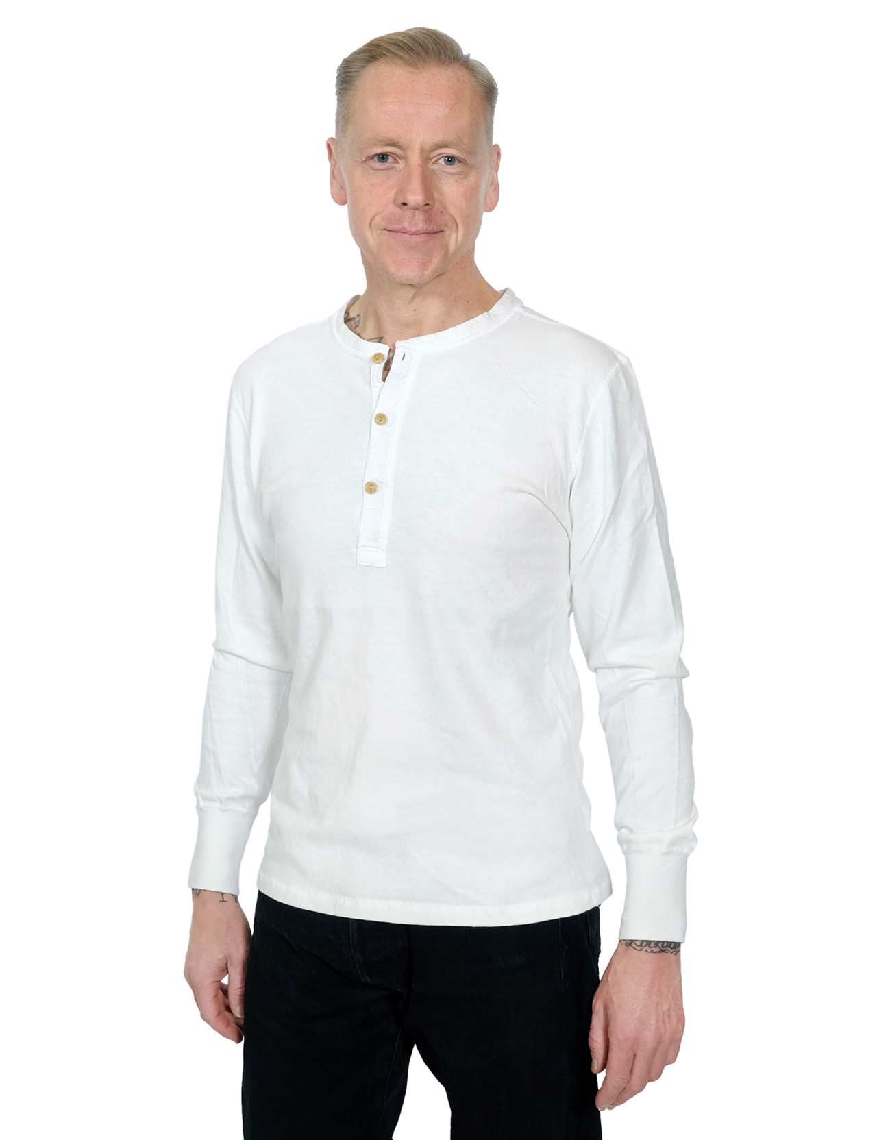 Homespun Knitwear - Coalminer Henley 