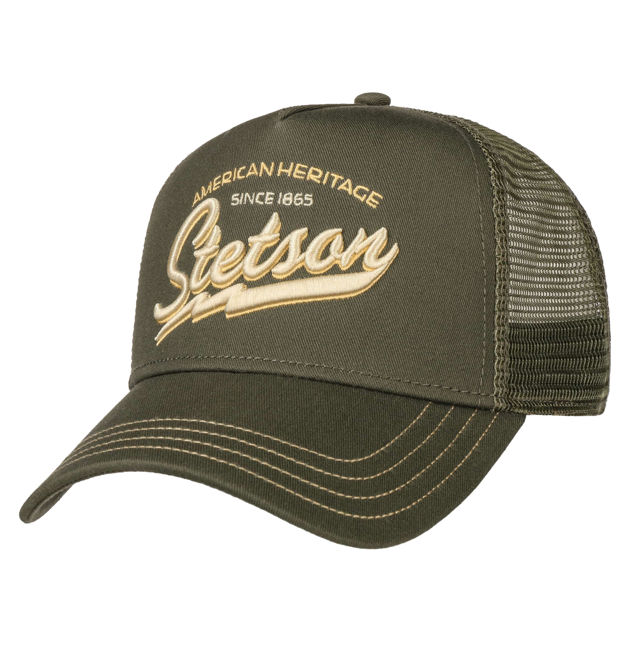 Stetson - Since 1865 Trucker Cap - Olive