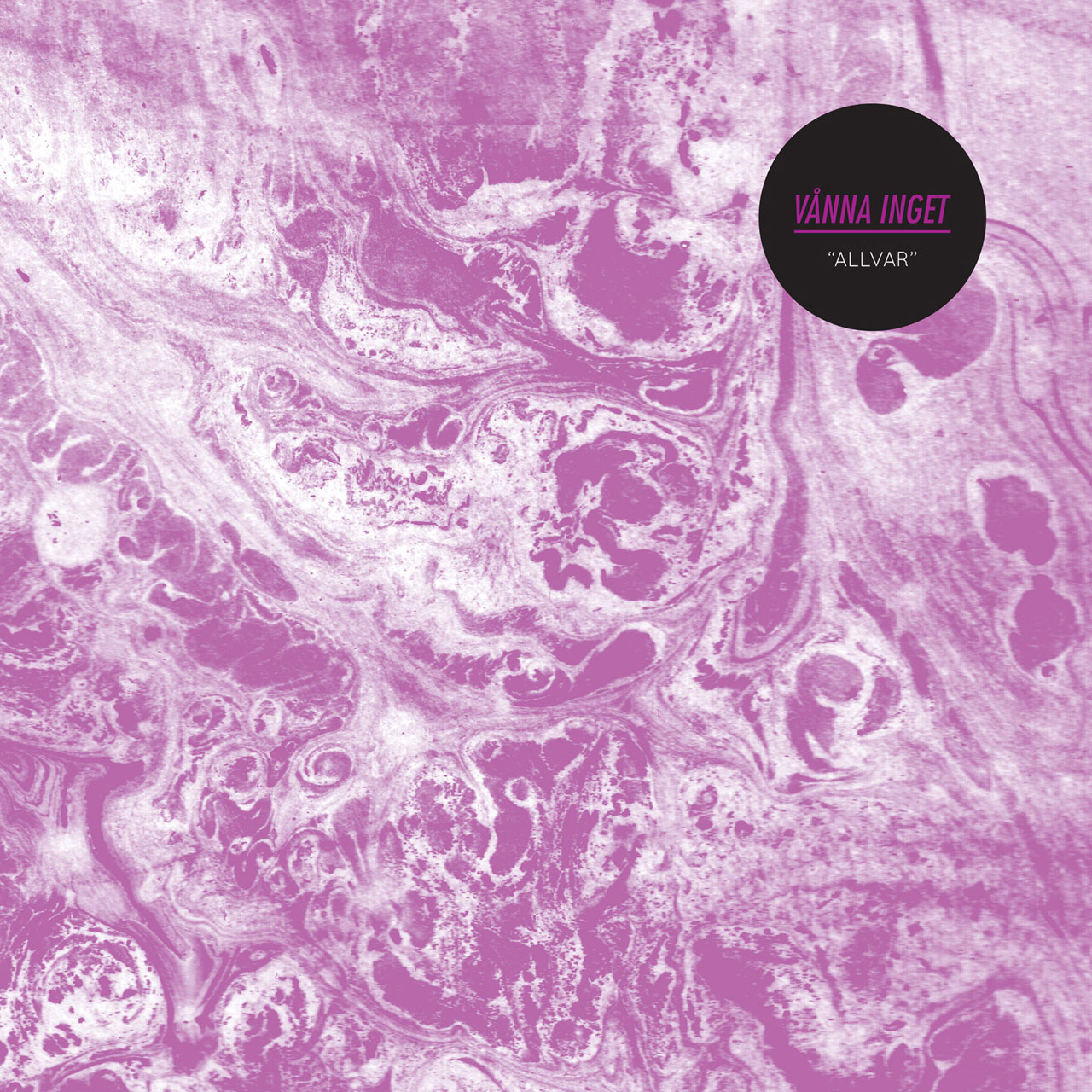 Vånna Inget - Allvar (White Vinyl w/ Purple Marbles) - LP
