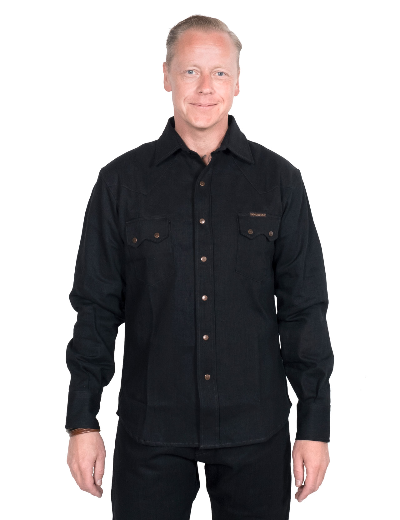 Indigofera - Ryman Denim Shirt - Black