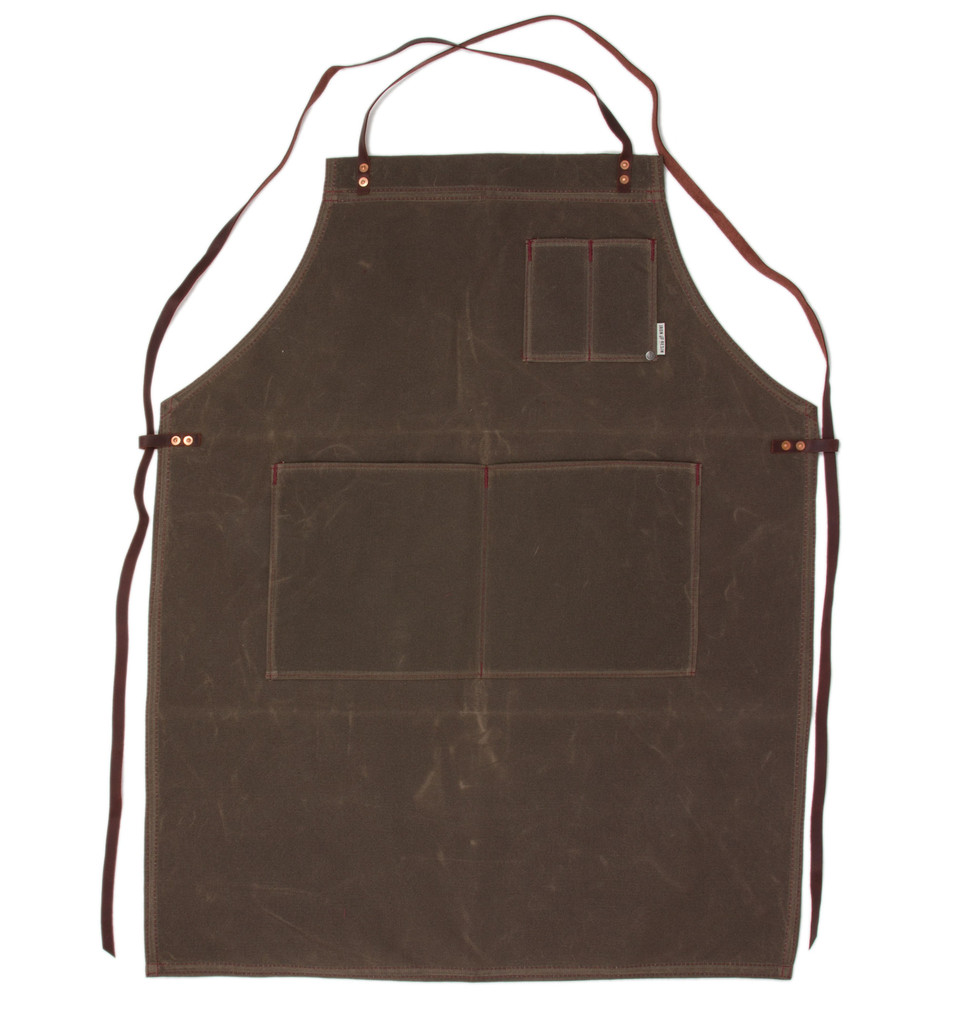 Iron & Resin - Shop Apron - Oak Brown