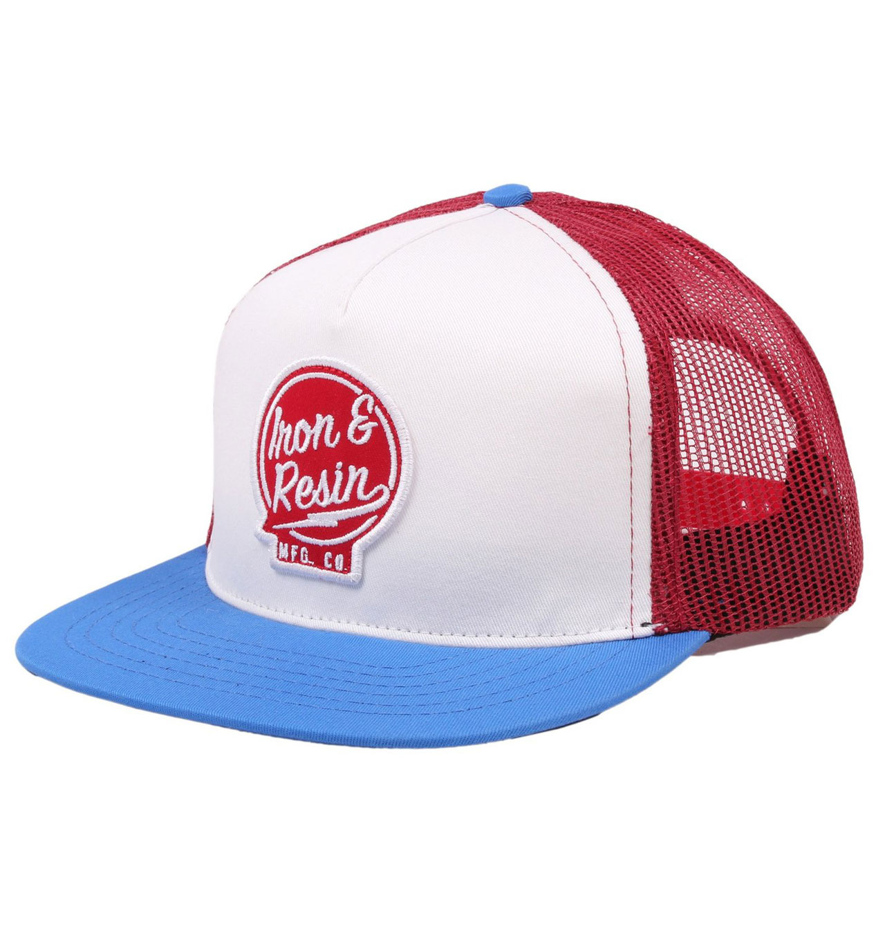 Iron & Resin - Sparky Mash Cap - Red/White/Blue