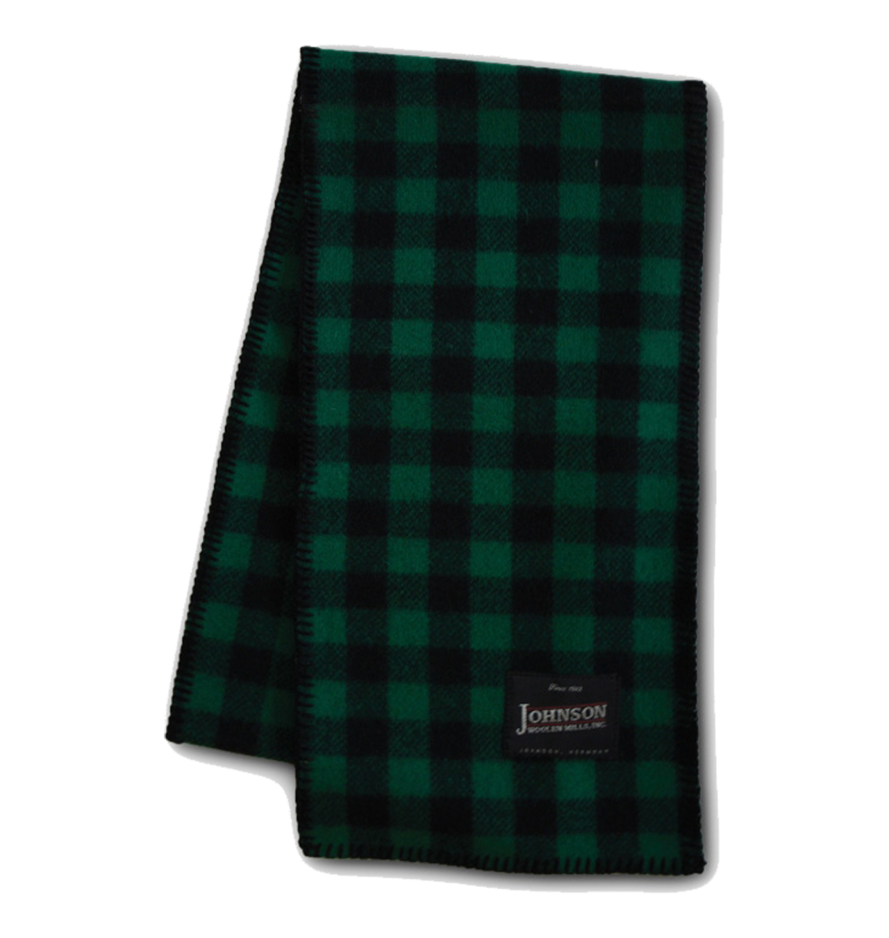 johnson-woolen-mills---wool-scarf---green
