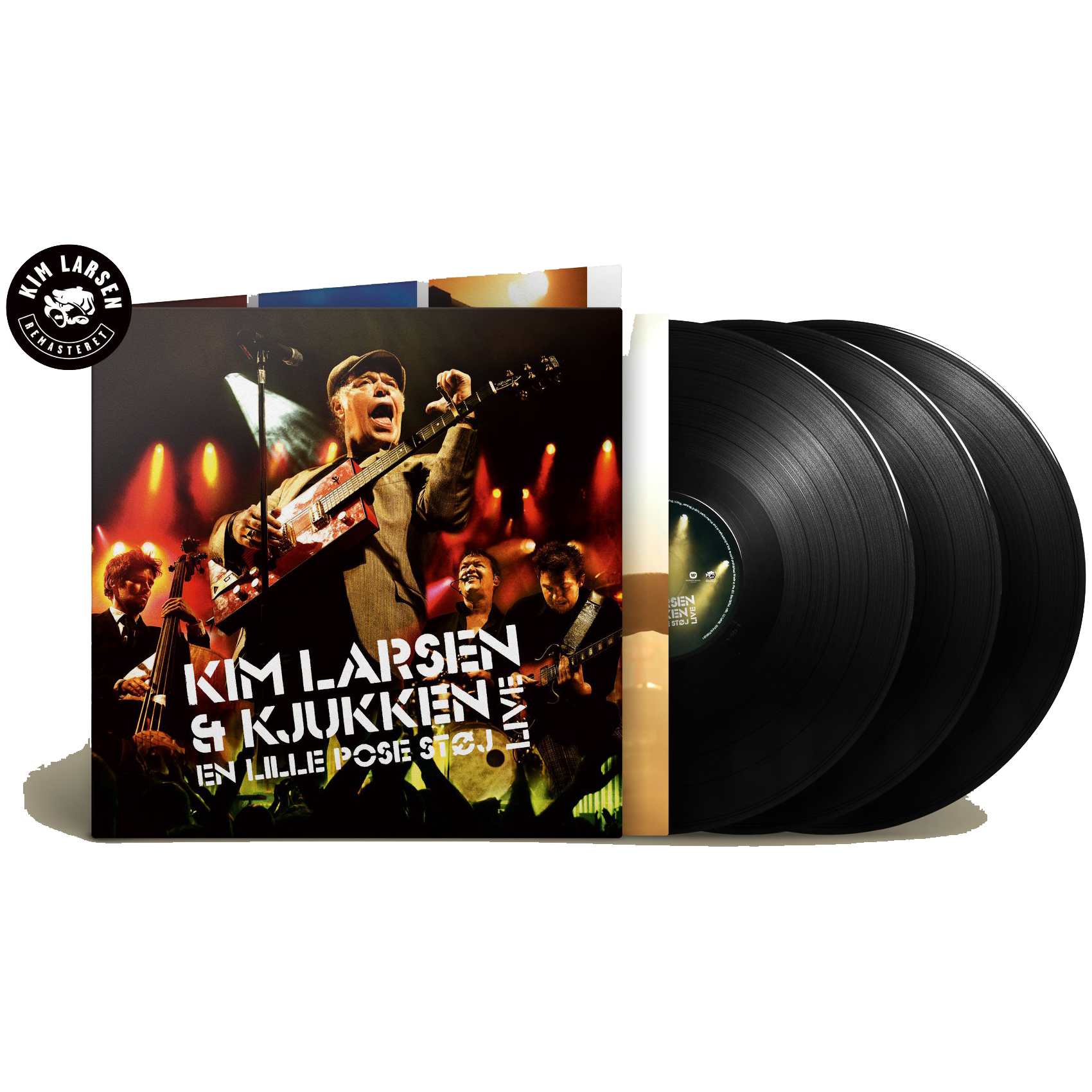Kim Larsen & Kjukken - En Lille Pose Støj - 3 x LP