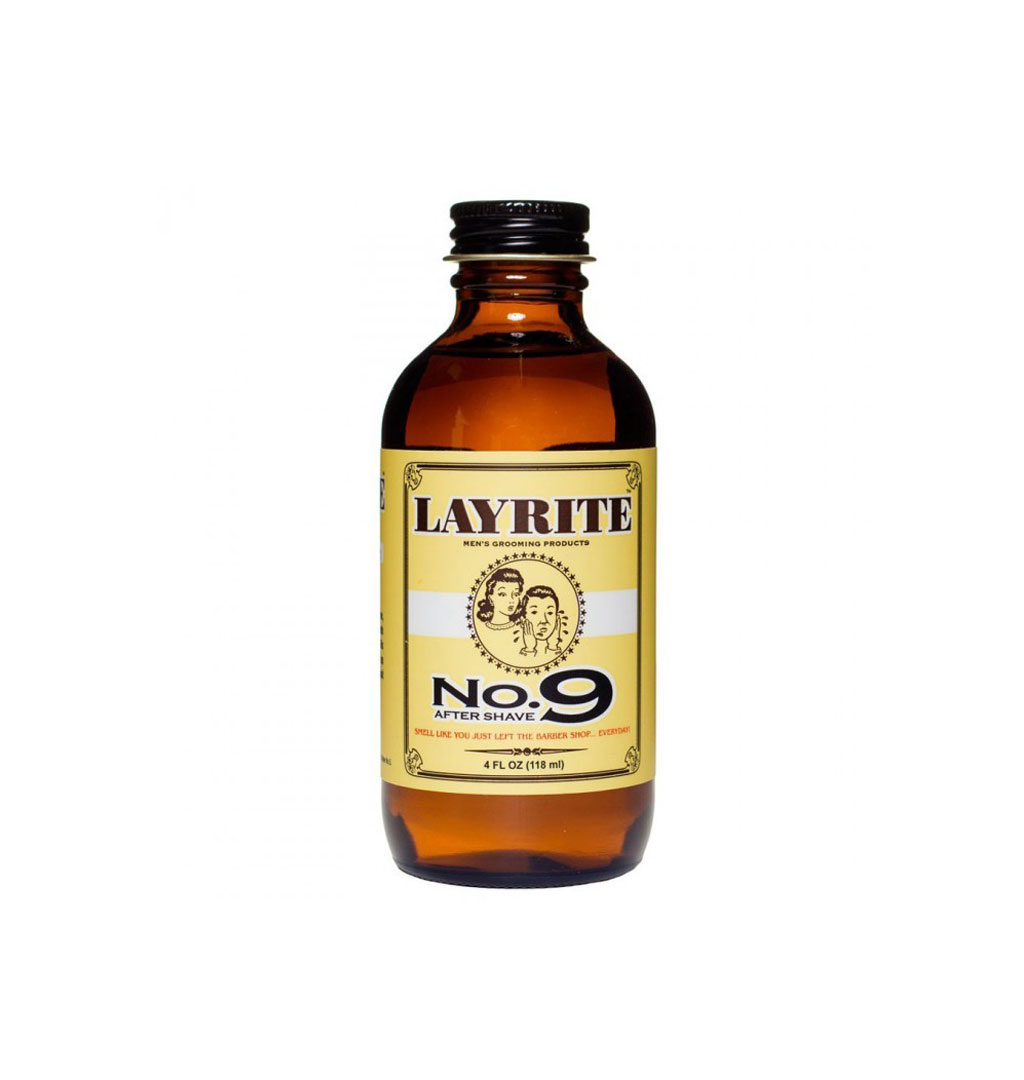 Layrite - No. 9 Bay Rum Aftershave - 4 oz 