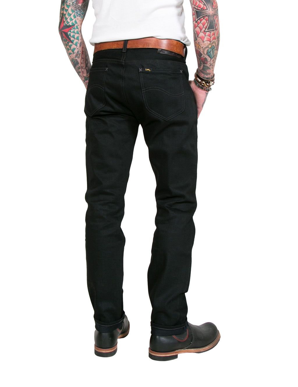 Lee - 101 Rider Slim Fit Jeans Dry Black - 13oz