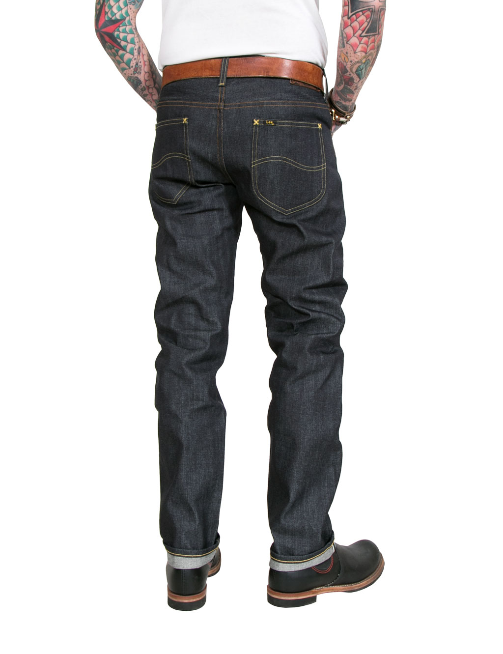 Lee - 101 S Regular Fit Raw Jeans Dry Selvage Denim - 13 3/4oz -