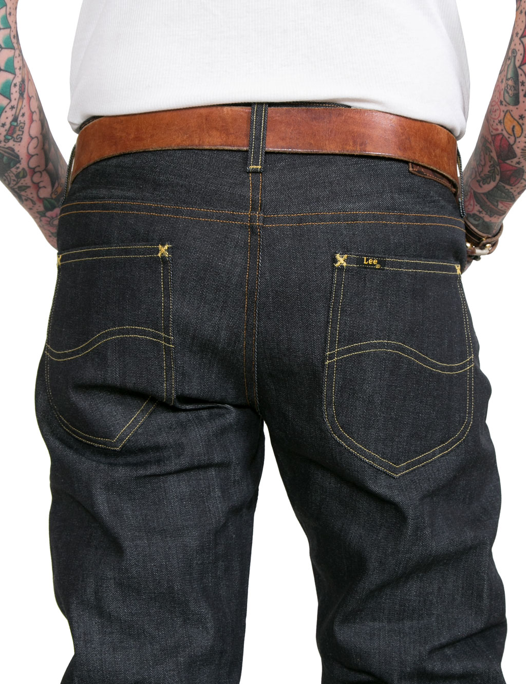 Lee - 101 S Regular Fit Raw Jeans Dry Selvage Denim - 13 3/4oz -