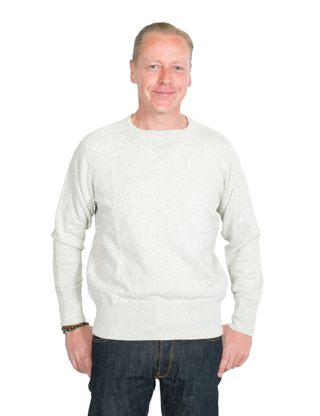 Levis Vintage Clothing - Bay Meadows Crew Sweatshirt - Oatmeal