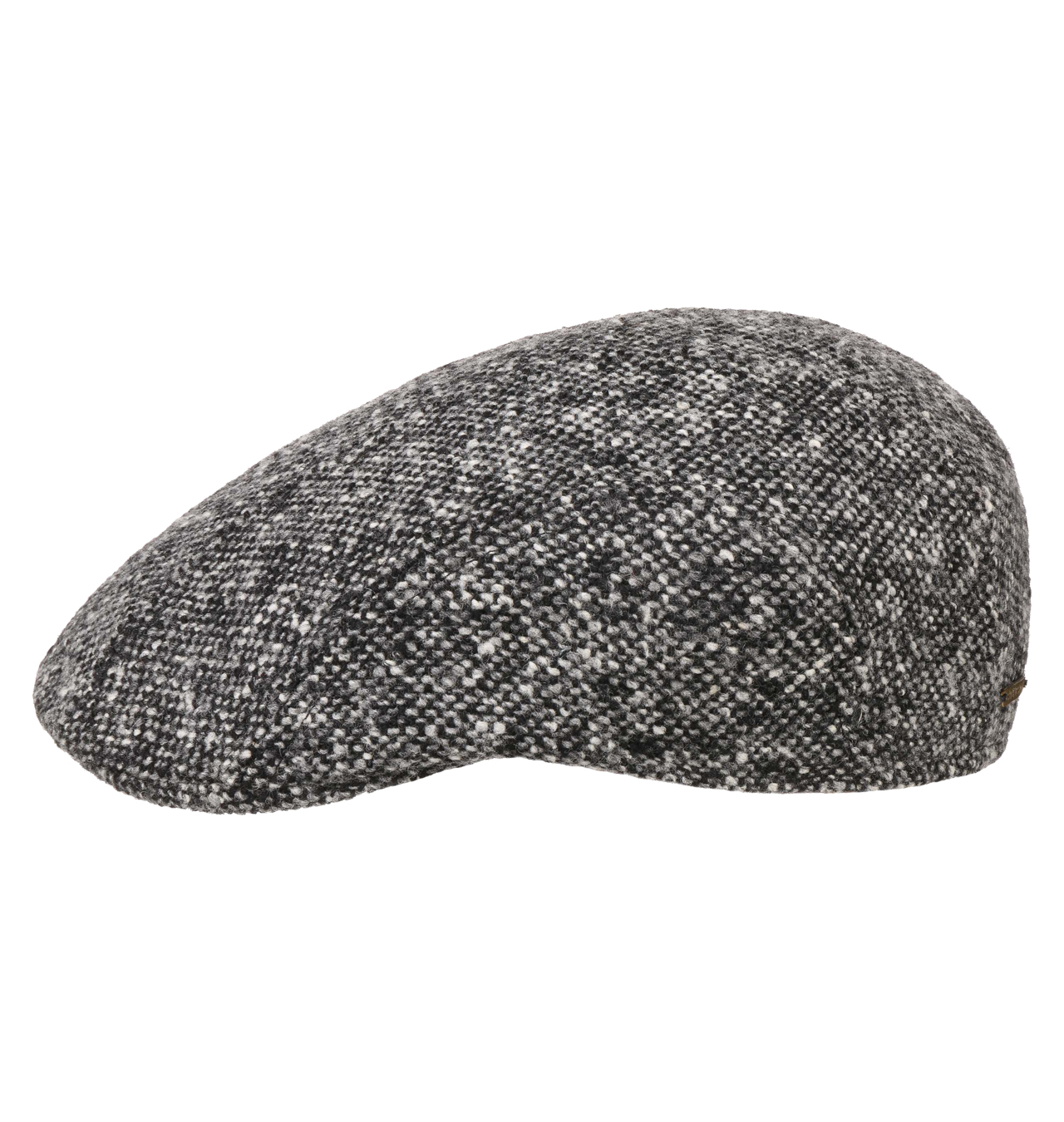 Stetson - Madison Tweed Flat Cap - Black