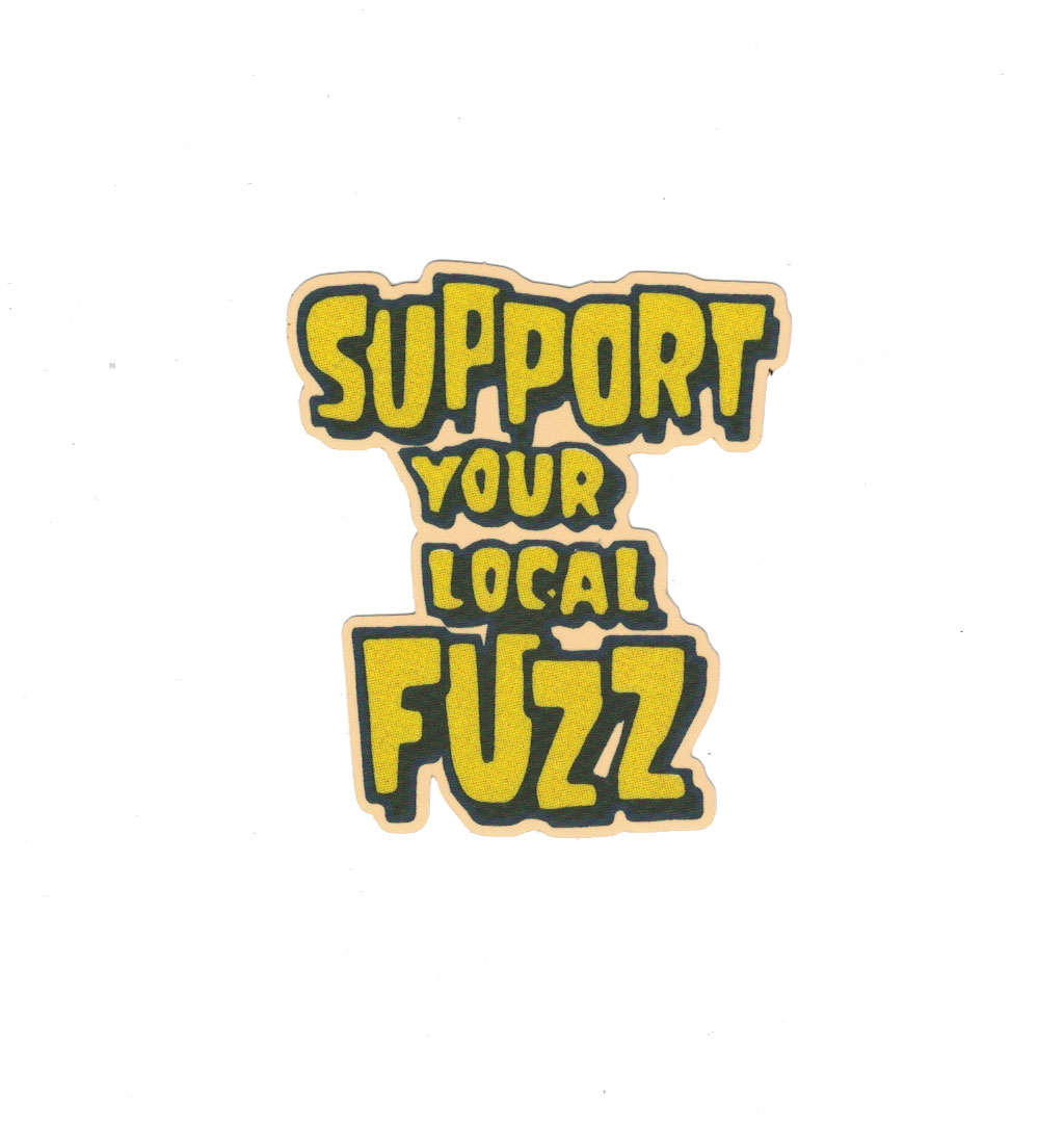Mangobeard - Support Your Local Fuzz - Sticker