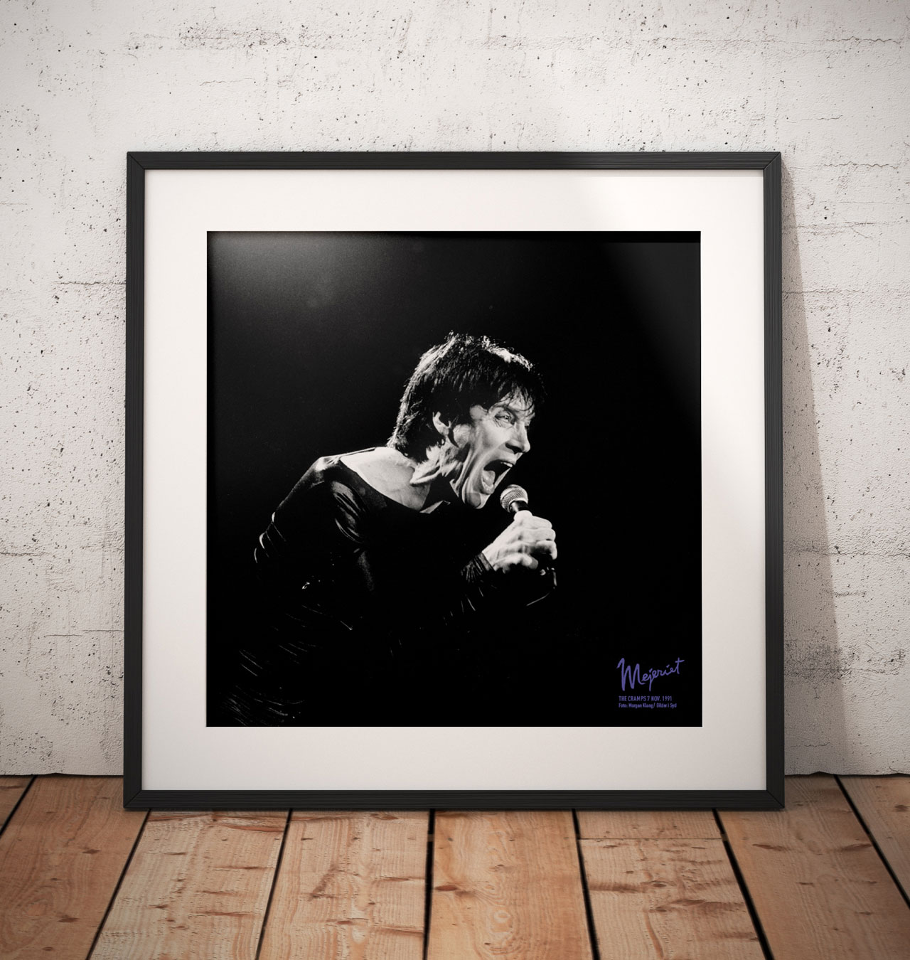 Photo Print - Lux Interior, singer in The Cramps at Mejeriet, Sweden, nov. 7th 1