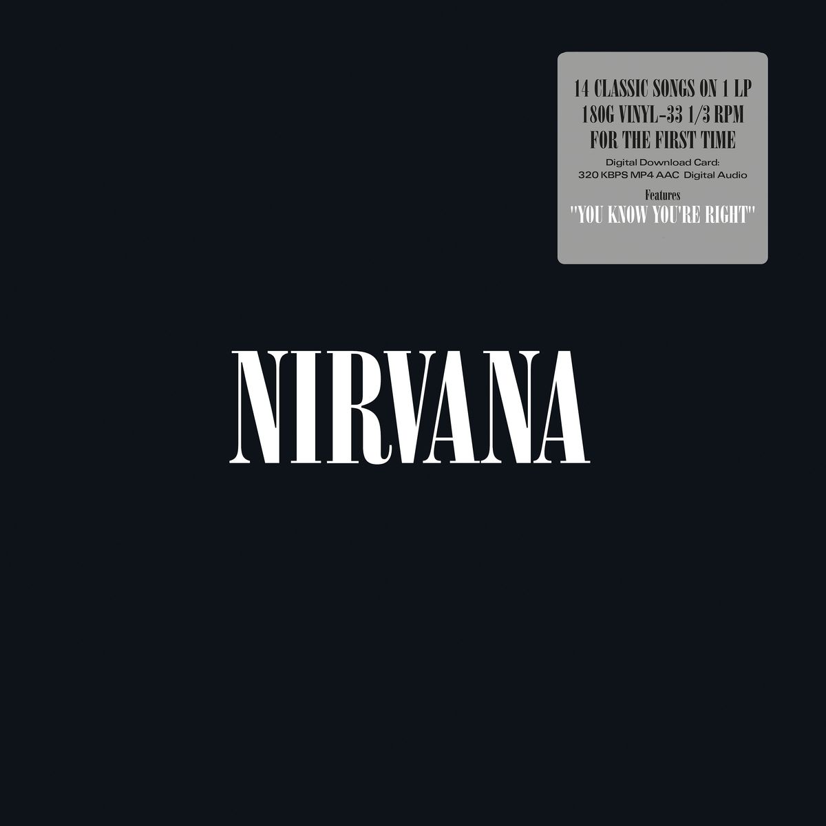 Nirvana - Nirvana (180g) - LP