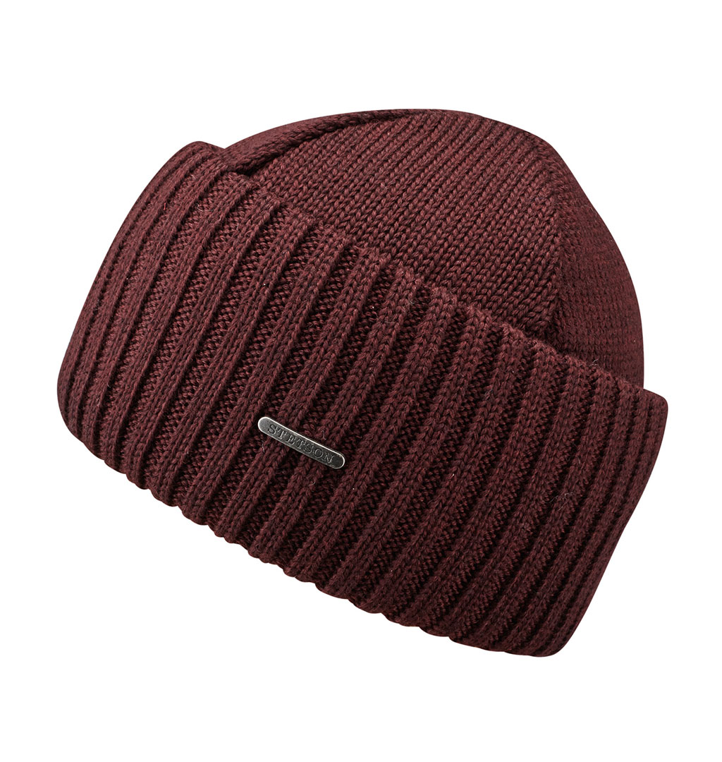 Stetson - Northport Wool Beanie - Burgundy