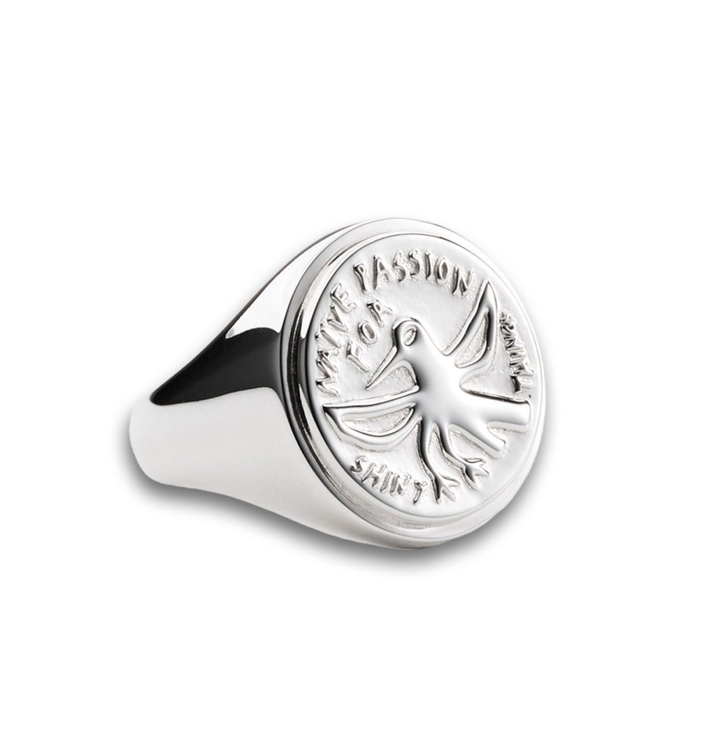 O.P Jewellery - Magpie "Naive Passion For Shiny Things" Silver Ring