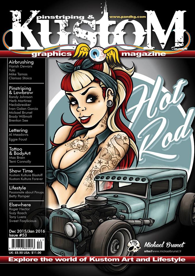 Pinstriping & Kustom Graphics Magazine # 053