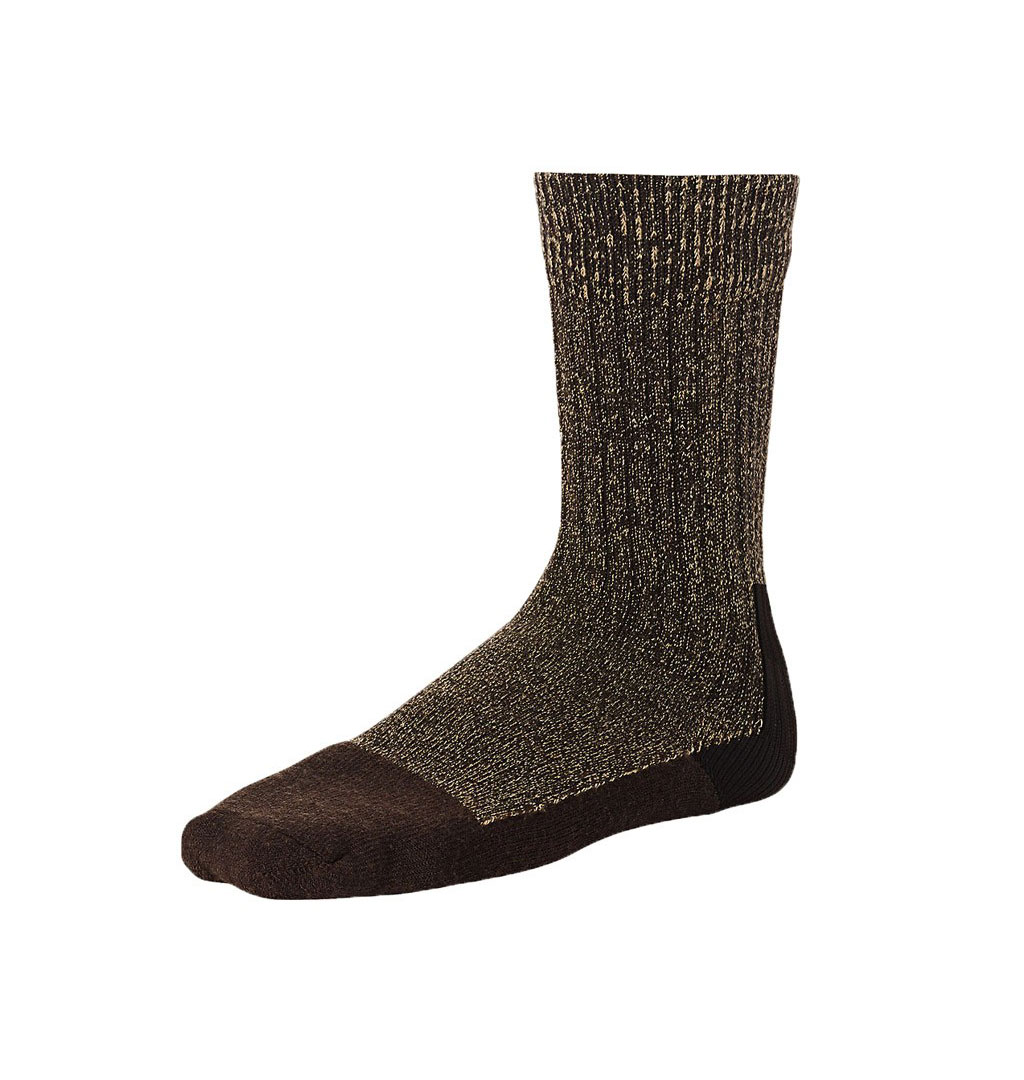 Red Wing - 97640 Deep Toe Capped Wool Sock - Brown/Khaki