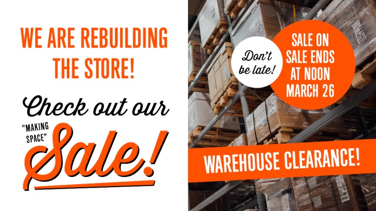 BIG SALE ON SALE ends March 26th