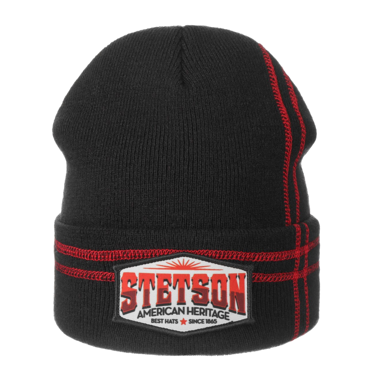 Stetson - American Heritage Patch Beanie - Black
