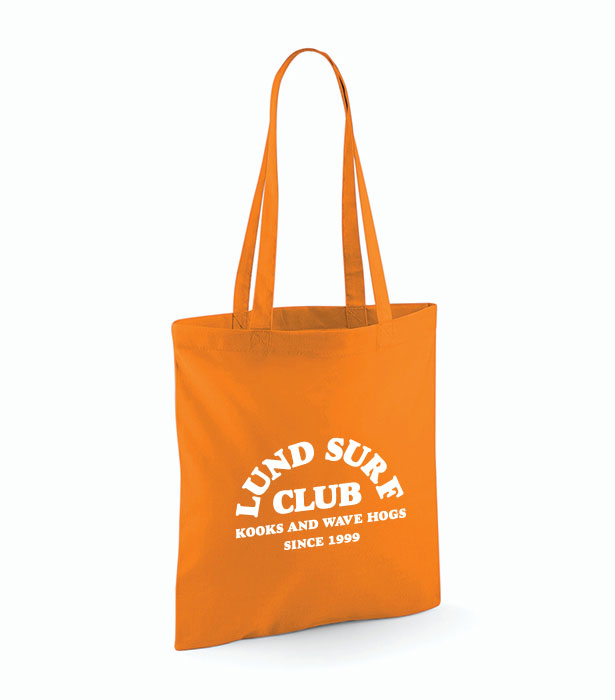  Lund Surf Club - Kooks And Wave Hogs Tote Bag - Orange