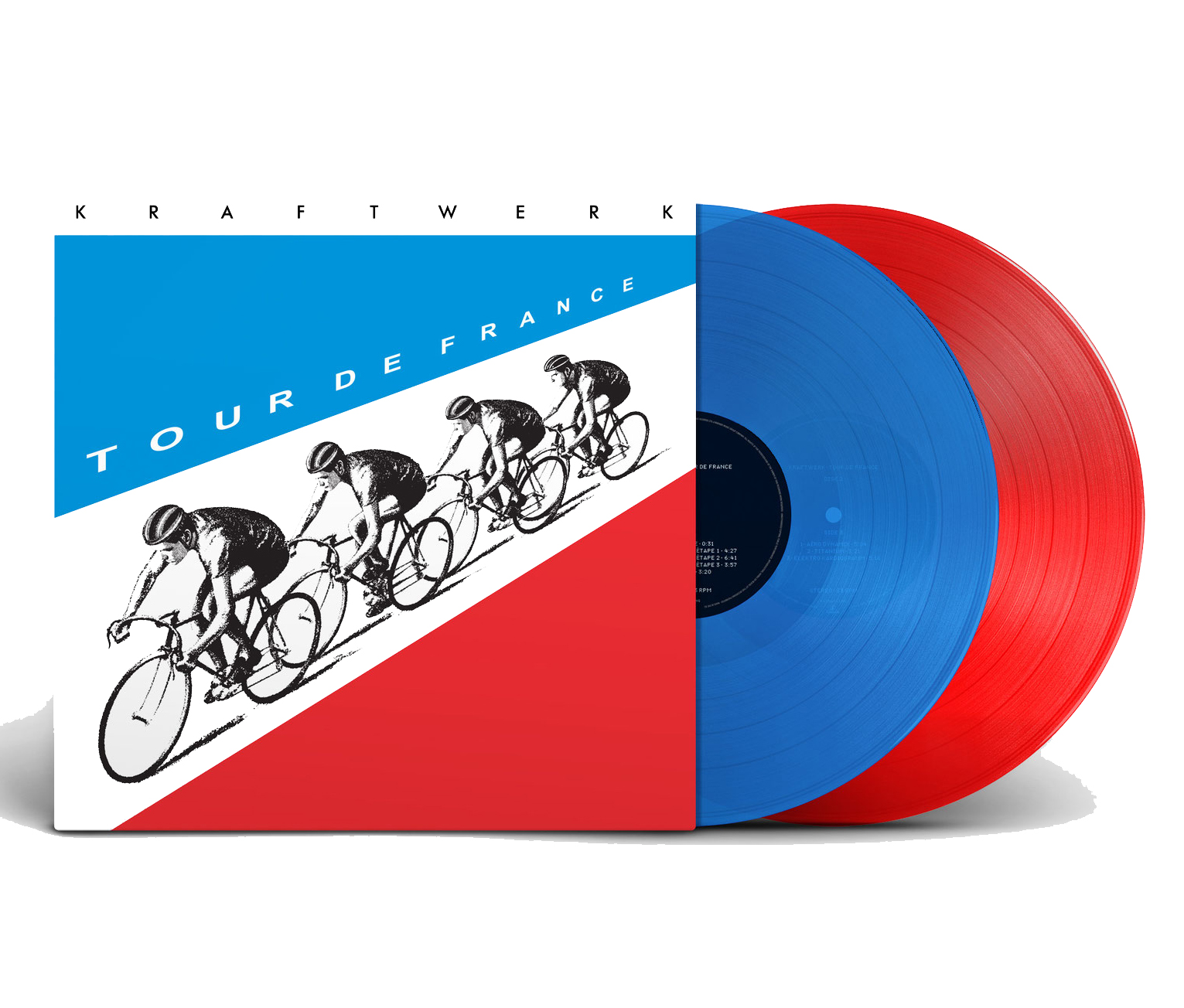 Kraftwerk - Tour De France (English Version)(Ltd. Red/Blue Vinyl) - 2 x LP