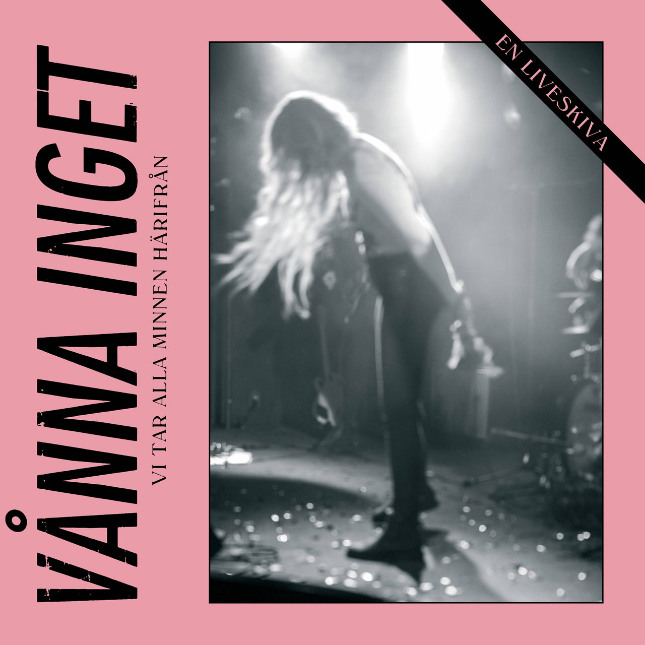 Vånna Inget - Vi Tar Alla Minnen Härifrån (Pink Vinyl) LP + Book