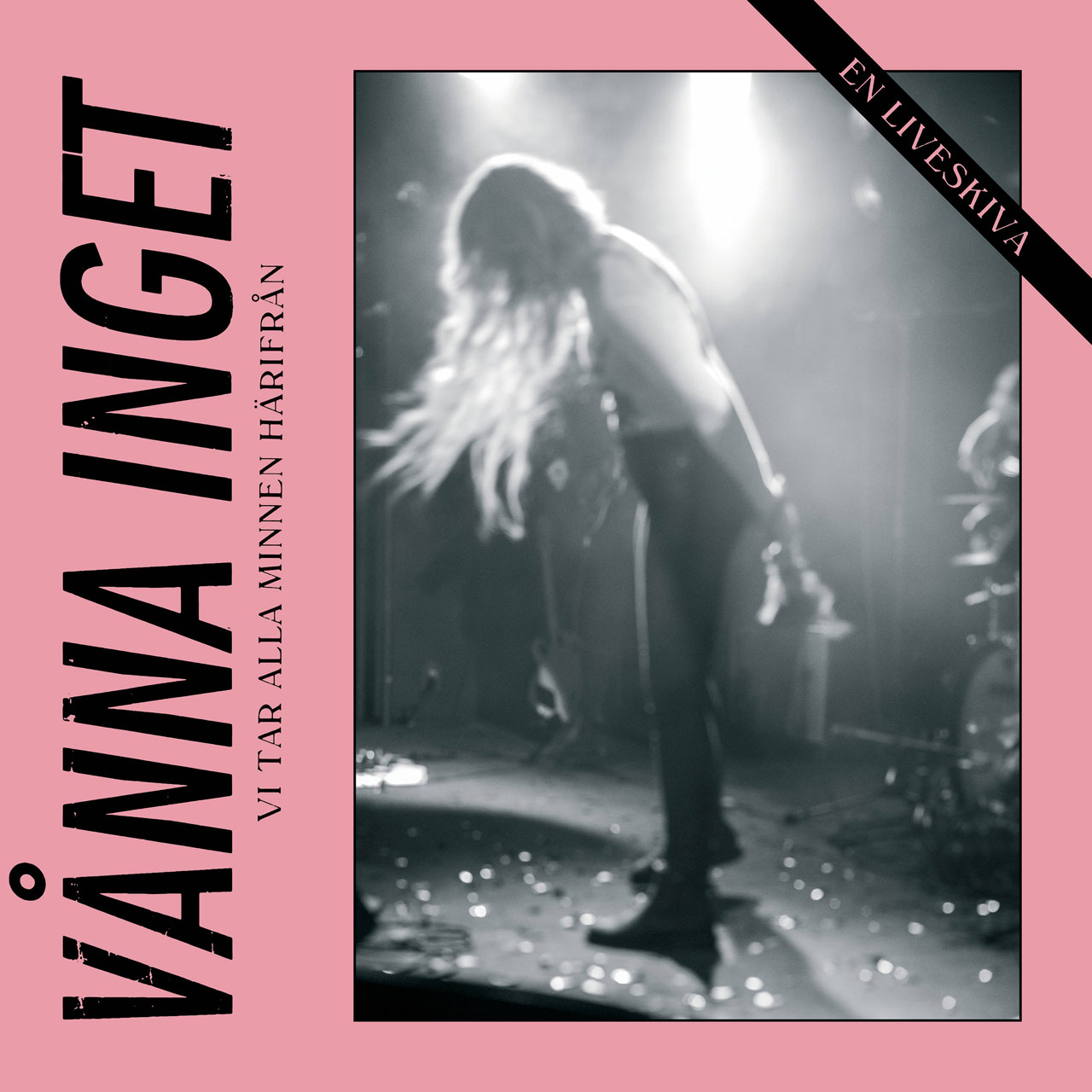 Vånna Inget - Vi Tar Alla Minnen Härifrån (Pink Vinyl) - LP